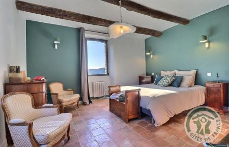 G&icirc;te n&deg;30G13342 Mialet - Gard - Chambre du G&icirc;te