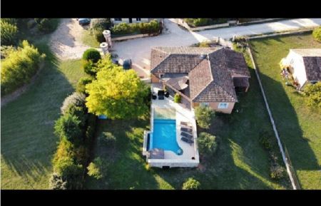 Vue aérienne Gîte n°30G13379 Saint-Denis - Gard - Vue aérienne