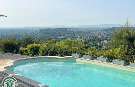 Piscine privée avec vue sur Avignon et le Lubéron Gîte n°30G13352 Villeneuve-lès-Avignon - Gard - Piscine privée avec vue sur Avignon et le Lubéron