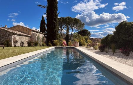 G&icirc;te n&deg;30G13393 Montclus - Gard - Piscine, couloir de nage 12 m&egrave;tres
